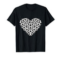 Heart Shaped Soccer Ball T-Shirt - Minimalist Print for Adults