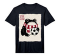 Grumpy Frog Funny Soccer Player T-Shirt - Minimalist Print for Adults