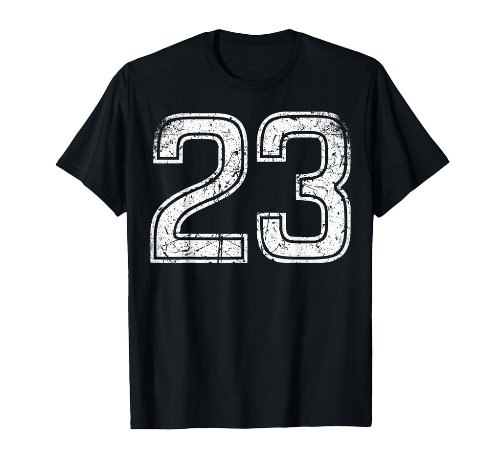 Sports Team Number 23 T-Shirt - Trendy Graphic Men Women