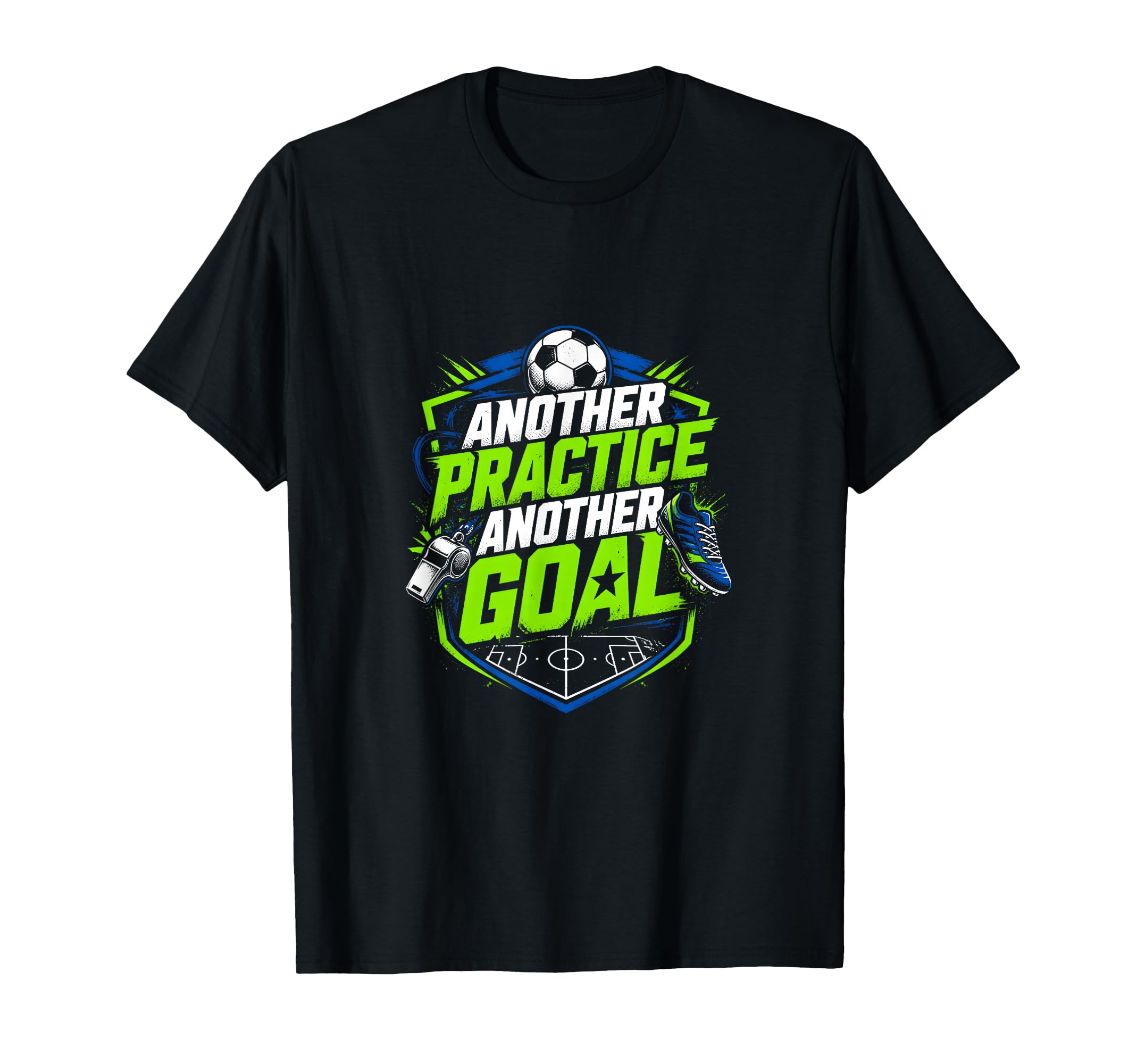 Another Practice Another Goal Soccer T-Shirt - Minimalist Print Men Women