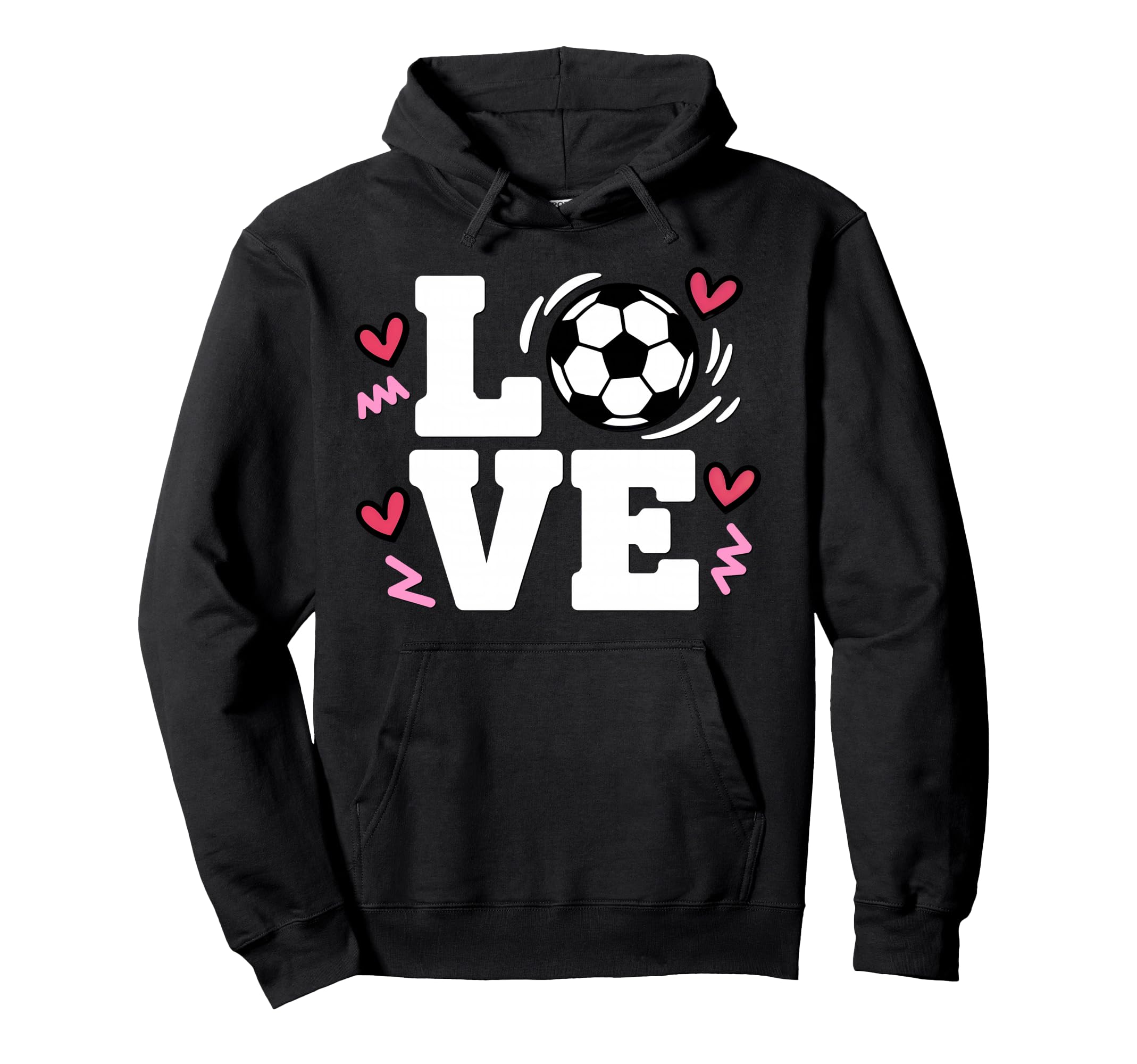 Soccer Player Love Beautiful Game Sports Hoodie - Minimalist Print Unisex