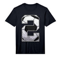 Soccer Second 2Nd Birthday Two 2 T-Shirt - Casual Everyday Wear Unisex