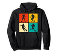 Soccer Silhouette Soccer Player Hoodie - Trendy Graphic Men Women