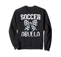 Soccer Abuela Game Day Grandma Soccer Sweatshirt - Trendy Graphic Unisex