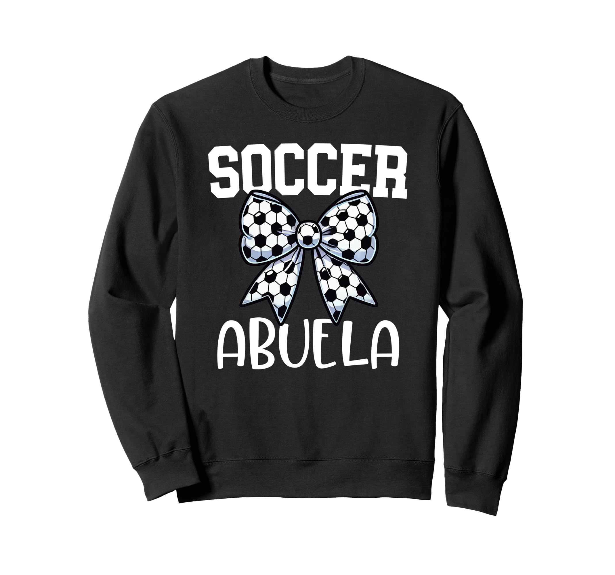 Soccer Abuela Game Day Grandma Soccer Sweatshirt - Trendy Graphic Unisex