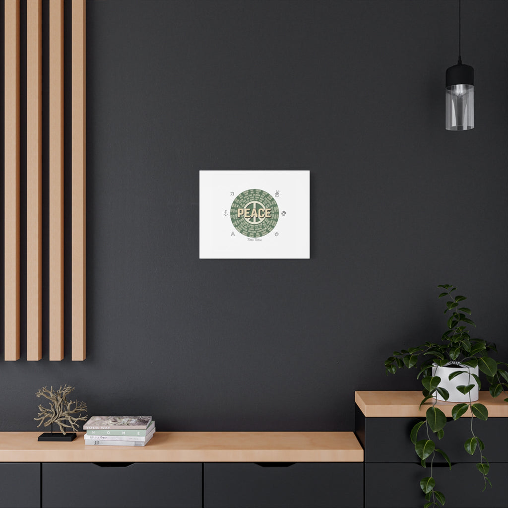 Peace doodle canvas | hand drawn sketch aesthetic, handwritten message