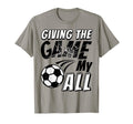 Motivational Soccer Game Appreciation T-Shirt - Custom Art Print Men Women