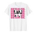 Birthday Soccer Coquette Bow T-Shirt - Aesthetic Graphic Unisex