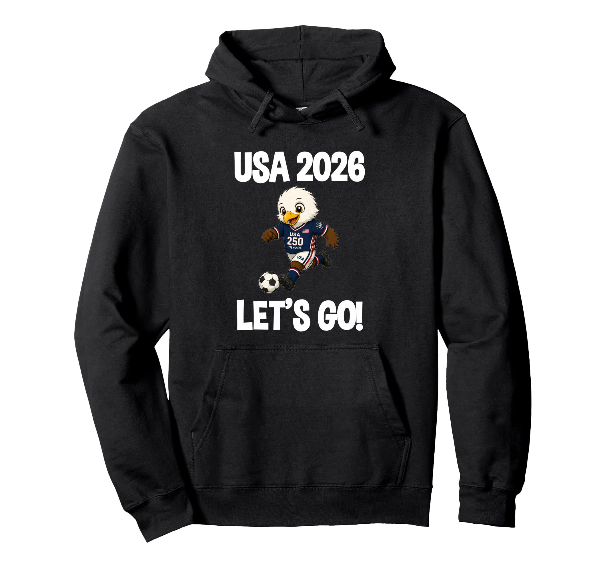 Usa 2026 Lets Go Football Soccer Hoodie - Novelty Apparel Men Women