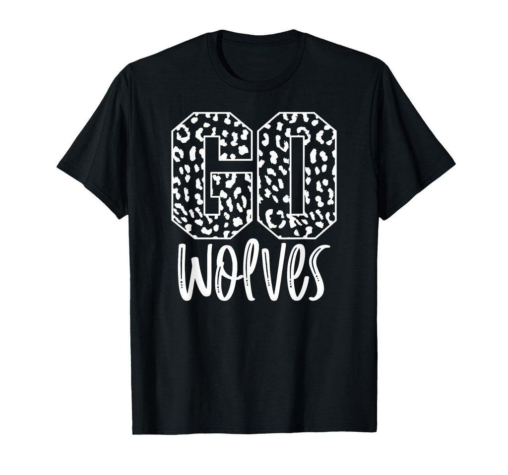 Wolves Team Mascot School Spirit Game T-Shirt - Trendy Graphic for Adults