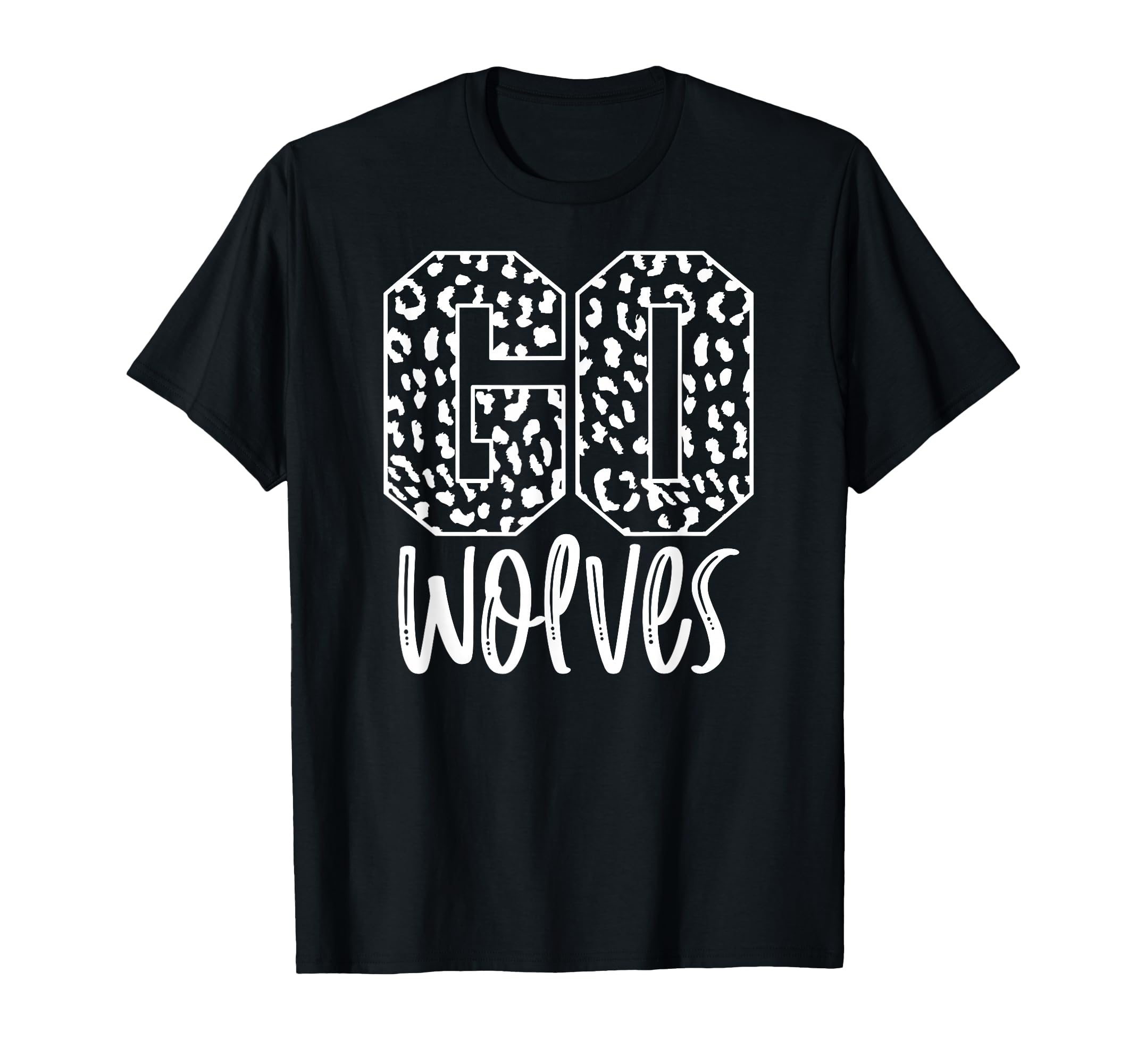 Wolves Team Mascot School Spirit Game T-Shirt - Trendy Graphic for Adults