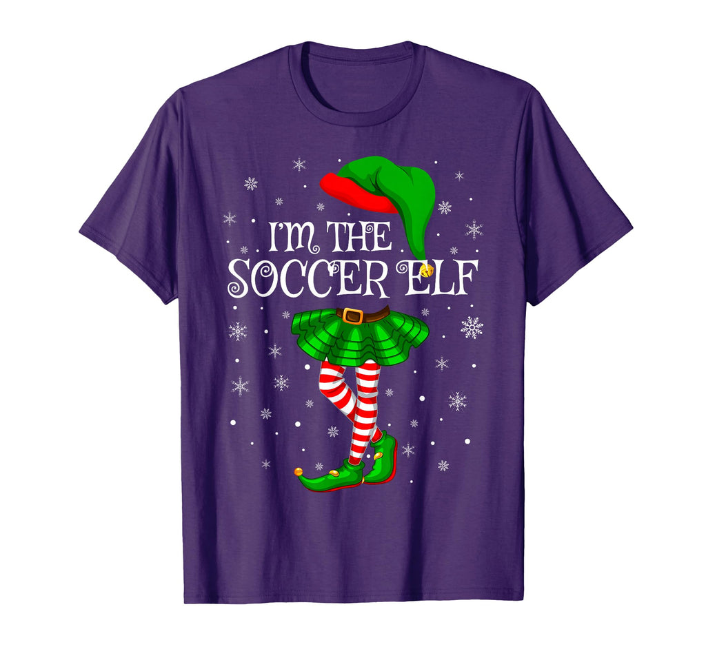Family Matching Im Soccer Elf T-Shirt - Fun Novelty Design Men Women