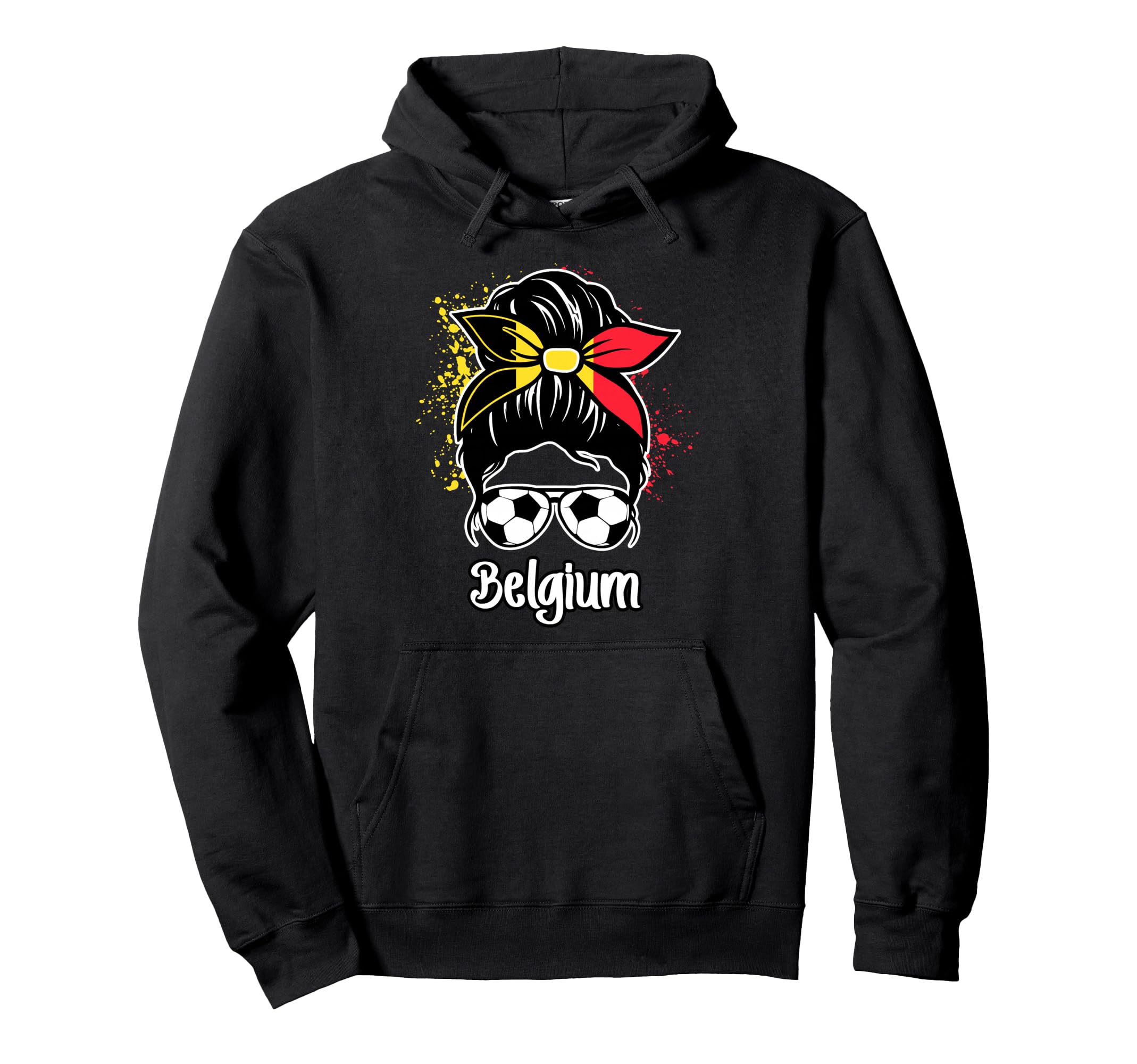 Belgium Football Game Player Soccer Fan Hoodie - Streetwear Style Unisex