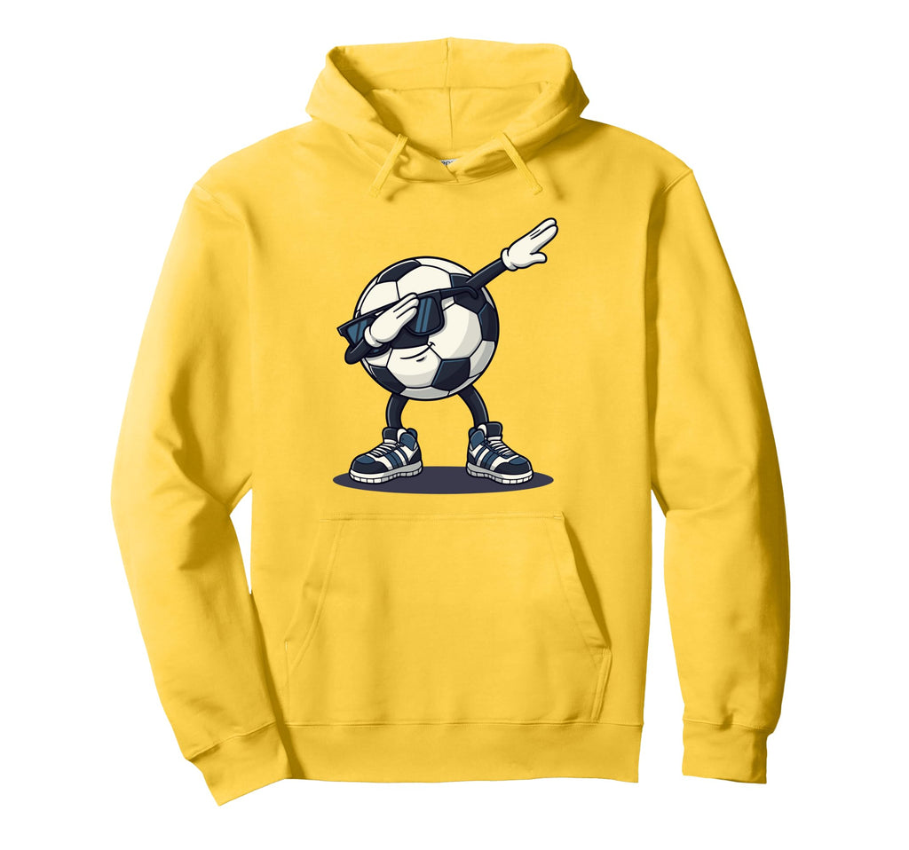 Soccer Ball Dabbing Cartoon Funny Hoodie - Aesthetic Graphic Men Women