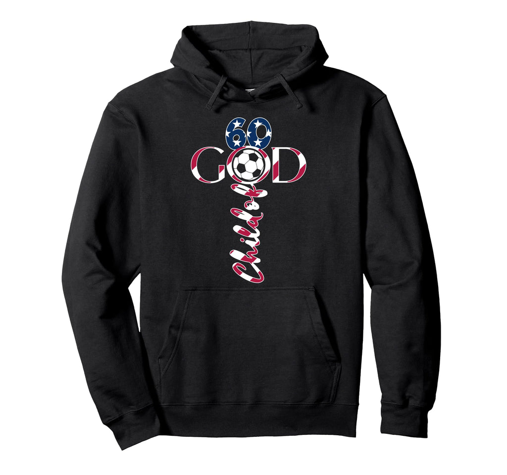 Jesus 60 Years Child God Soccer 60Th Hoodie - Novelty Apparel Men Women