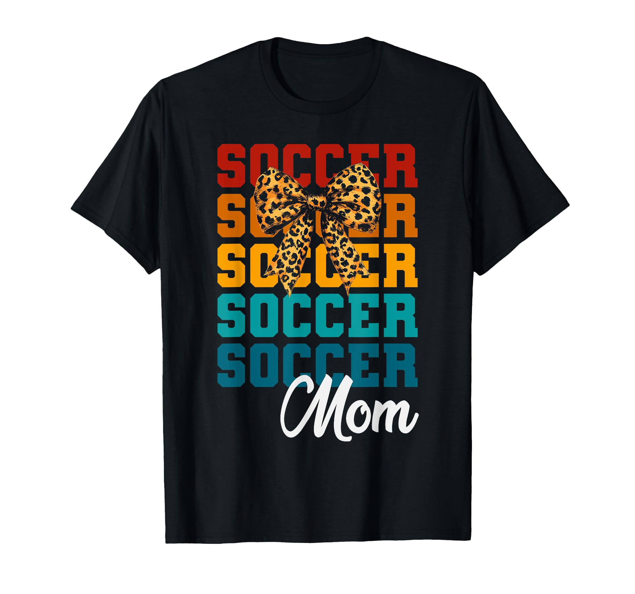 Coquette Bow Soccer Mom Soccer Lovers T-Shirt - Fun Novelty Design Unisex