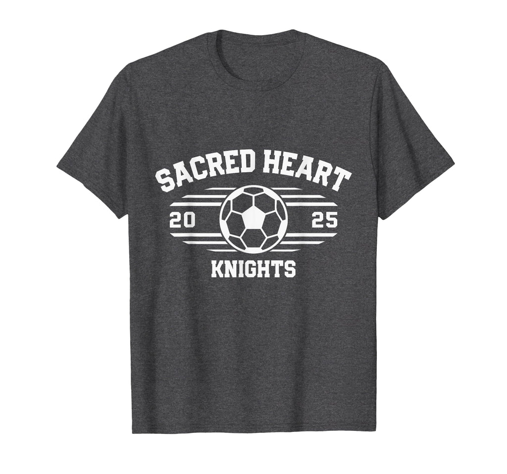 Sacred Heart Knights Soccer Ball T-Shirt - Aesthetic Graphic Men Women