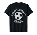 Cambria County Soccer Distressed 90S T-Shirt - Custom Art Print Men Women