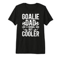 Mens Soccer Goalie Dad Soccer Goalkeeper T-Shirt - Minimalist Print Unisex