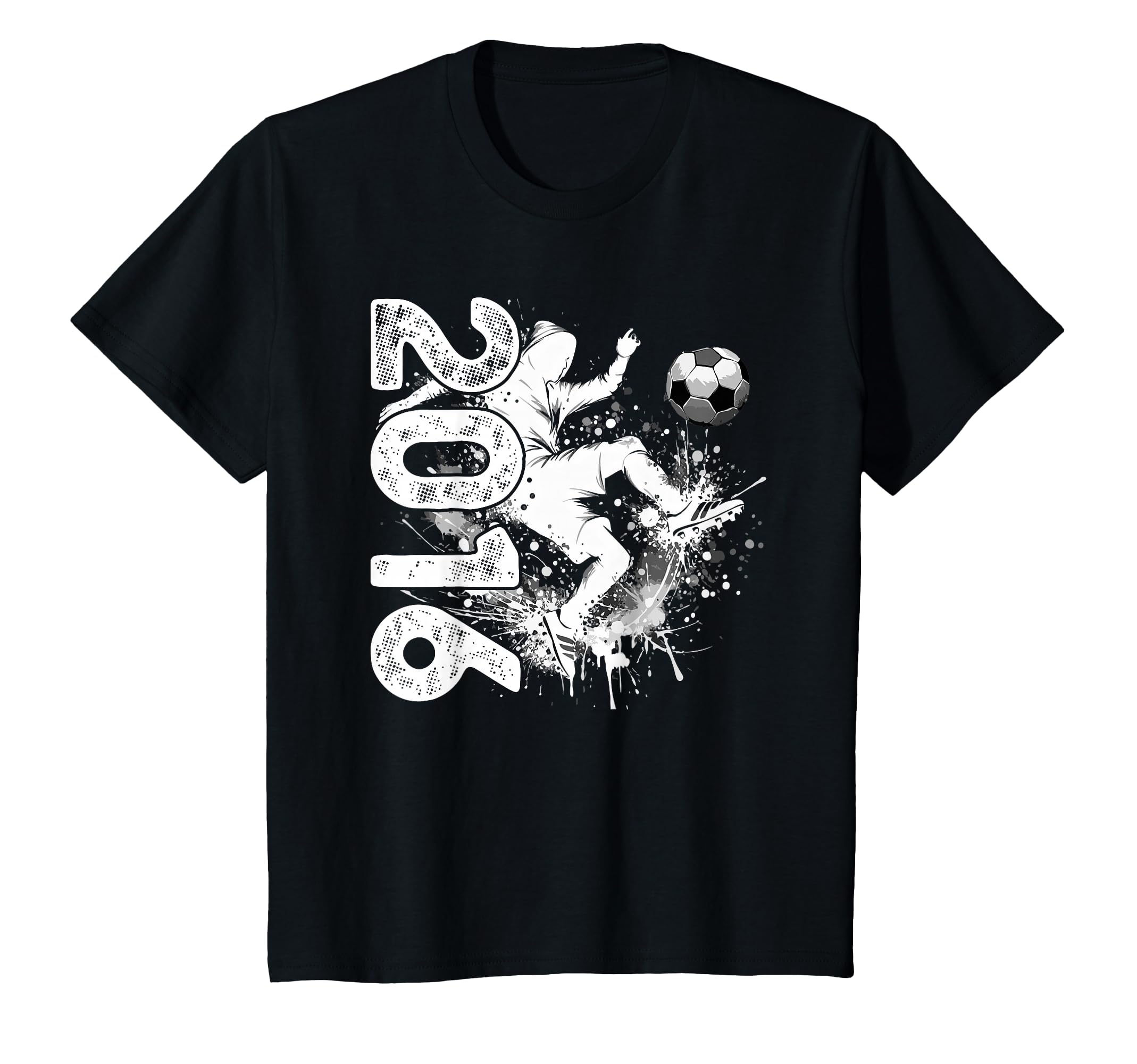 10Th Birthday Soccer 2016 Kick T-Shirt - Custom Art Print Men Women