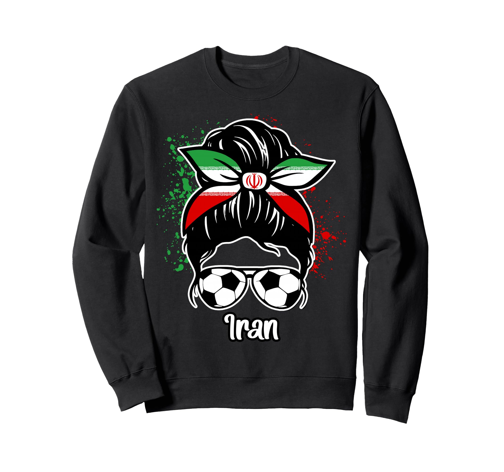 Iran Football Game Player Soccer Sweatshirt - Trendy Graphic for Adults