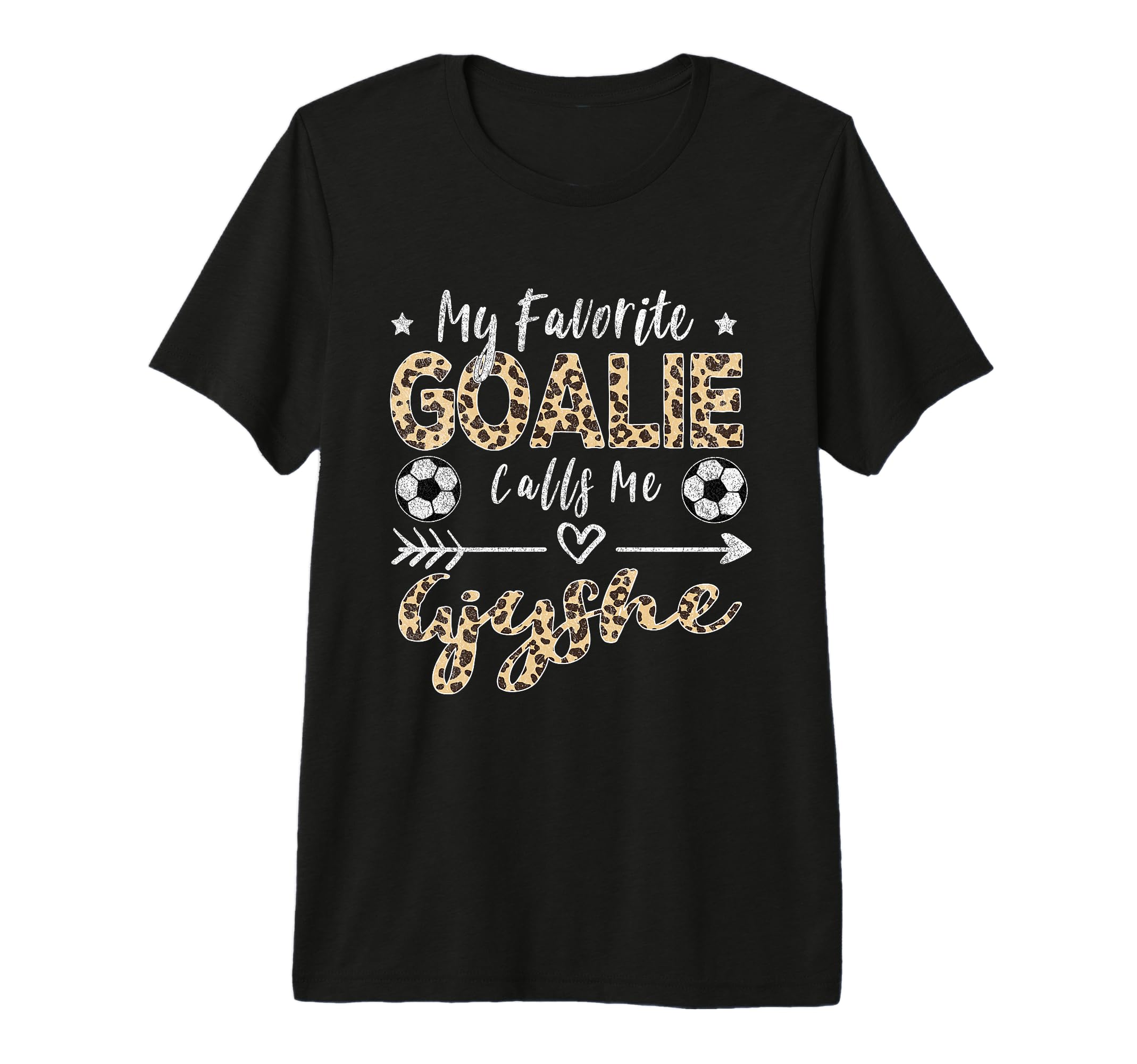 My Favorite Goalie Calls Me Gjyshe T-Shirt - Unique Graphic for Adults