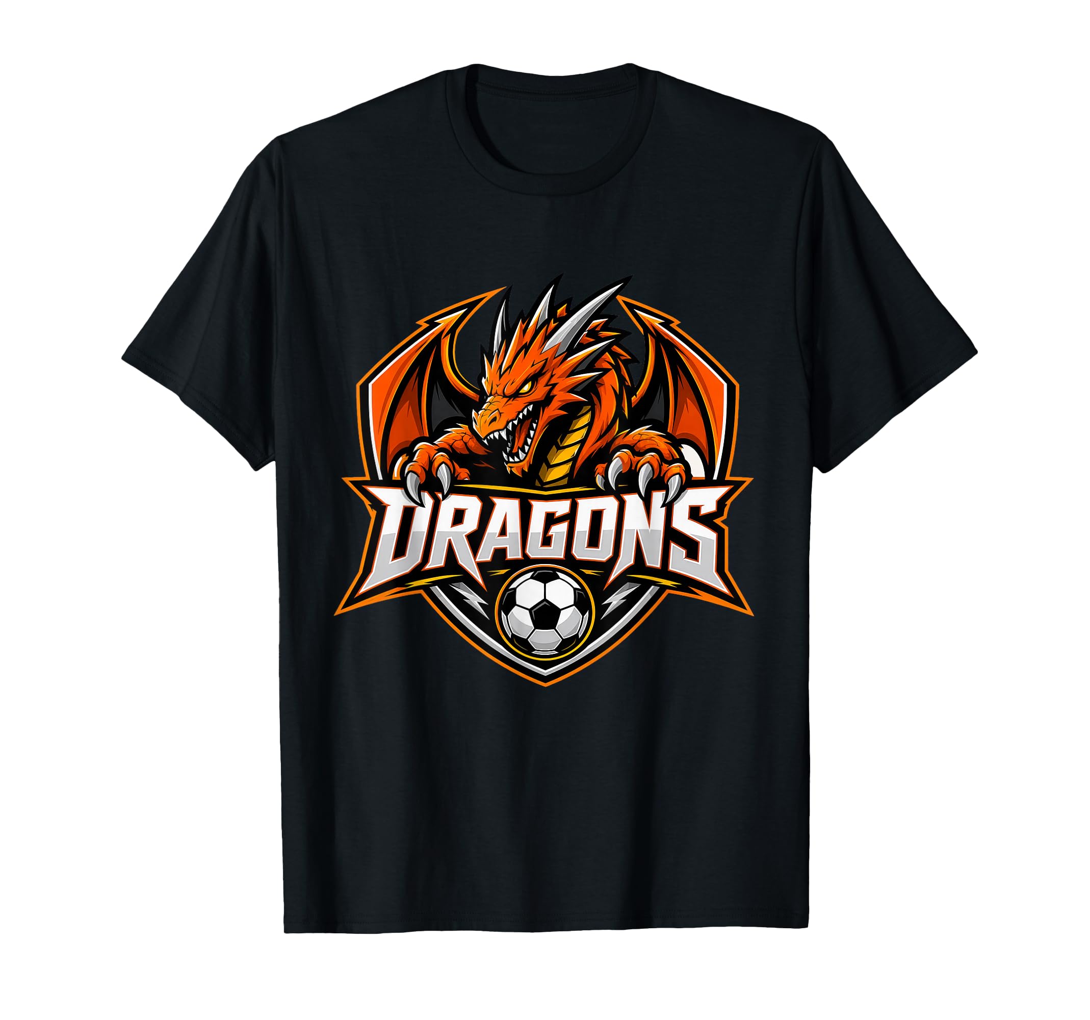 Soccer Team Mascot Logo Sweatshirt - Novelty Apparel for Adults