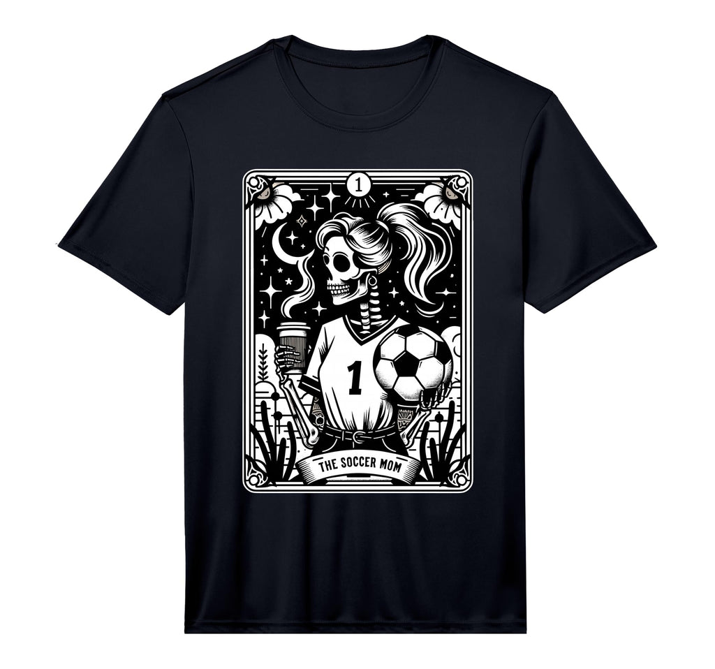 Soccer Mom Soccer Mum Tarot Card T-Shirt - Novelty Apparel Men Women