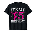 Its My Five 5Th Birthday Gymnastic Bday T-Shirt - Aesthetic Graphic Unisex