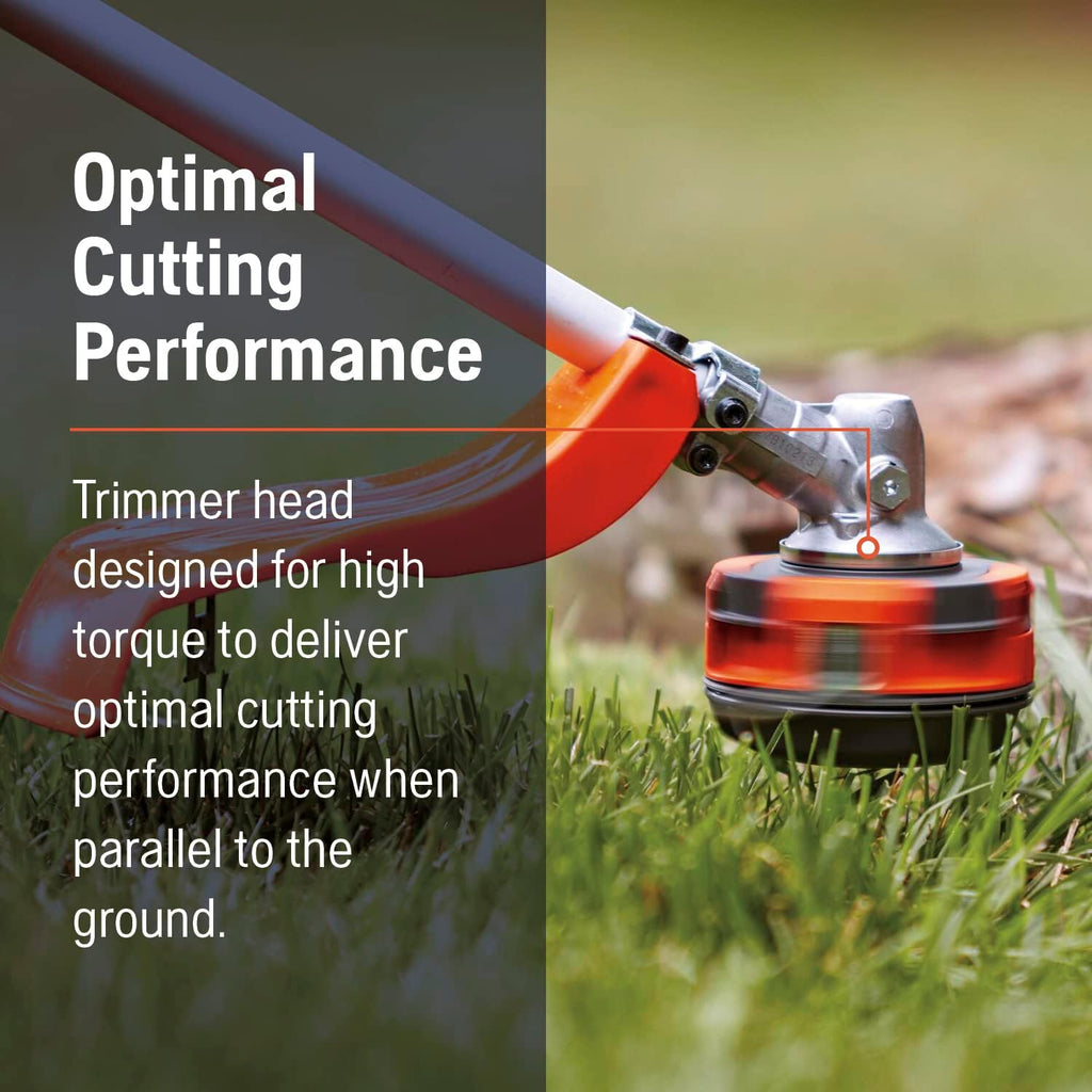Husqvarna 130L Gas String Trimmer, 28-cc 2-Cycle, 18-Inch Straight Shaft Gas Weed Wacker with Rapid Replace Trimmer Head for Seamless String Reloading, 970514405