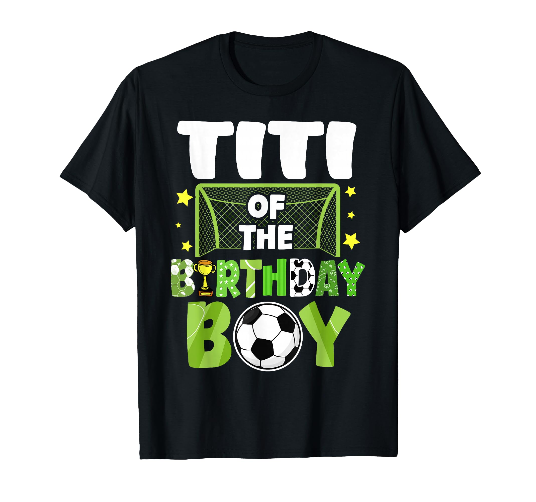 Soccer Titi Birthday Party Family T-Shirt - Casual Everyday Wear Men Women