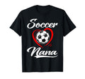 Soccer Nana Soccer Heart Family T-Shirt - Streetwear Style Men Women