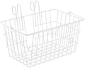Retrospec Apollo-Lite Lift-Off Bike Basket - Detachable Steel Handlebar Basket with Carrying Handle for Commuting, Shopping & Beach Trips - 14.5in x 9.5in Weather-Resistant Biking Gear