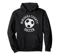 Minidoka County Soccer Distressed 90S Hoodie - Custom Art Print for Adults