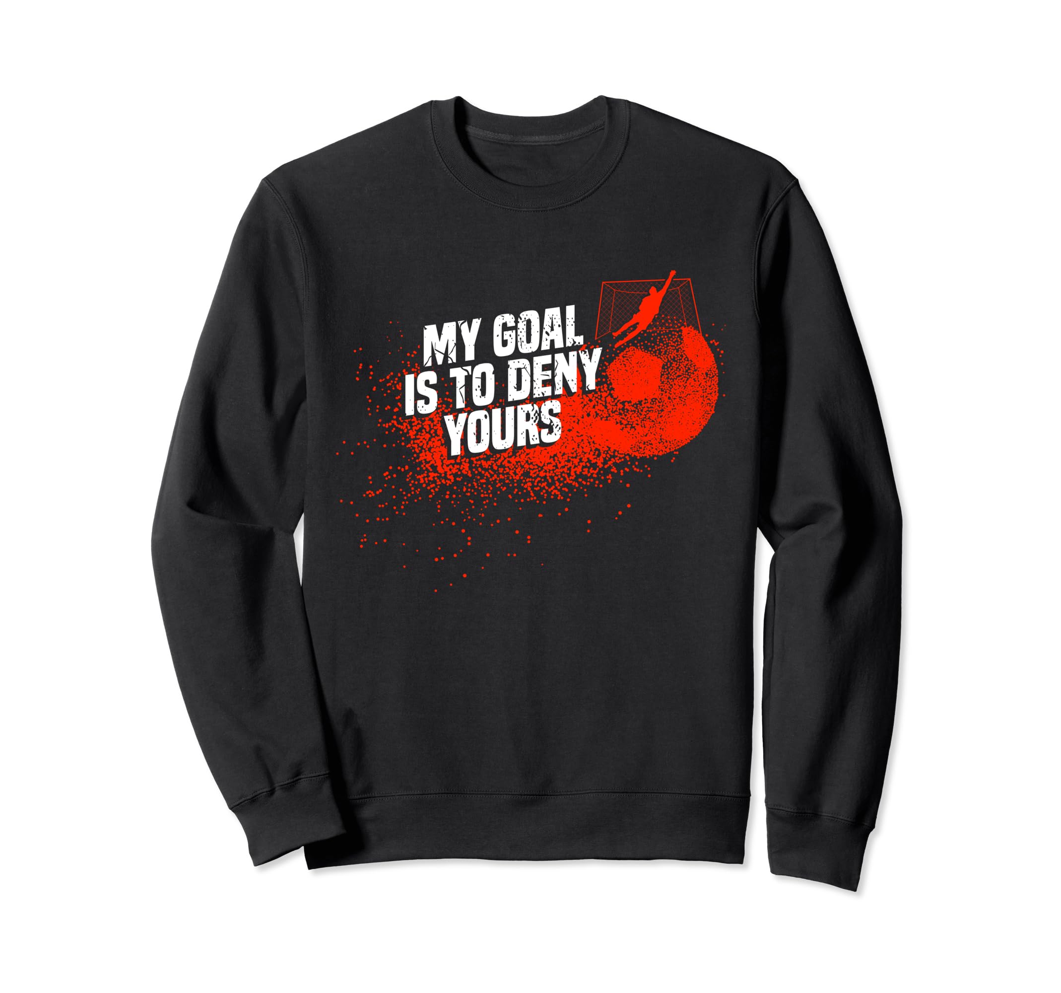 Soccer Goalie Sweatshirt - Minimalist Print Men Women