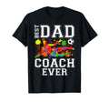 Best Soccer Dad Coach Ever T-Shirt - Casual Everyday Wear for Adults