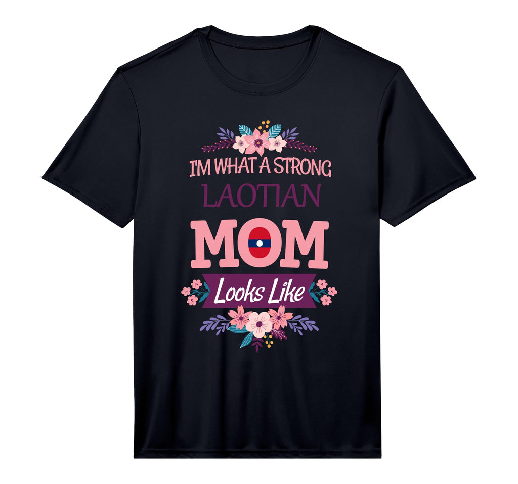Strong Like Mom Laotian Love T-Shirt - Custom Art Print Men Women