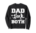 Dad Both Funny Cheer Soccer Dad Sweatshirt - Graphic Print Men Women