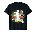 Sunset Soccer Number Nine T-Shirt - Unique Graphic for Adults