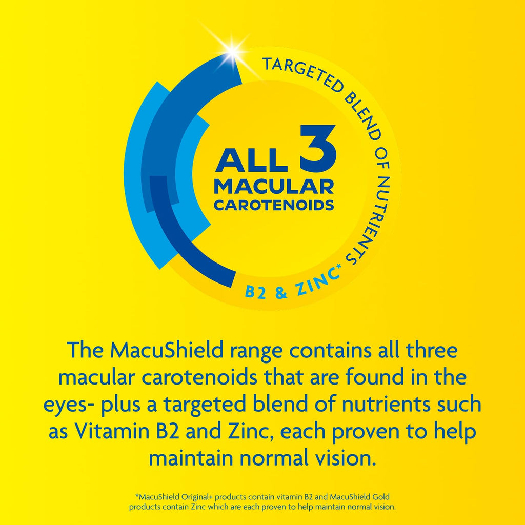 MacuShield Gold Eye Health Supplement - 90 Capsules