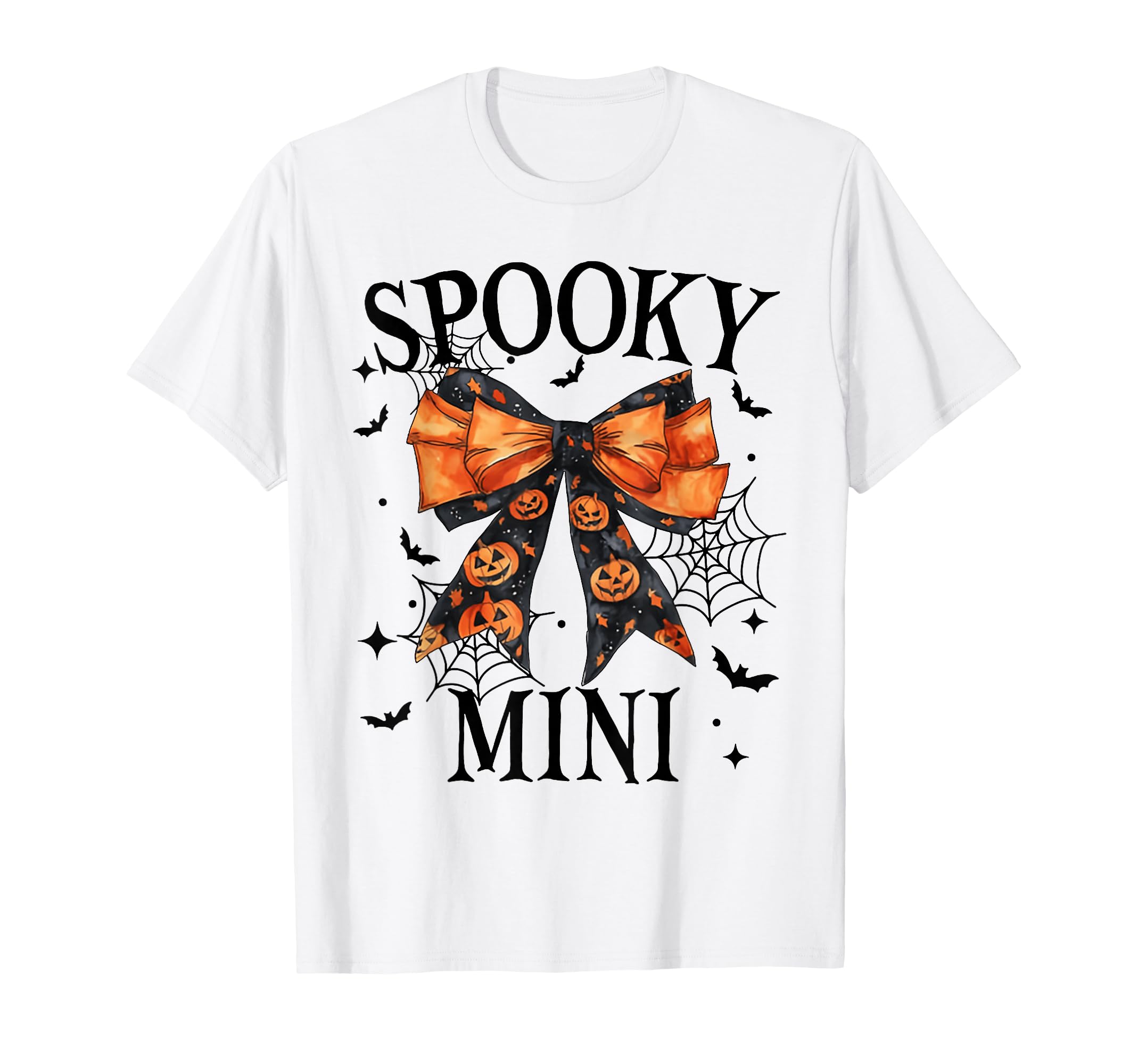 Spooky Mama Mini Coquette Halloween Spooky T-Shirt - Unique Graphic Unisex