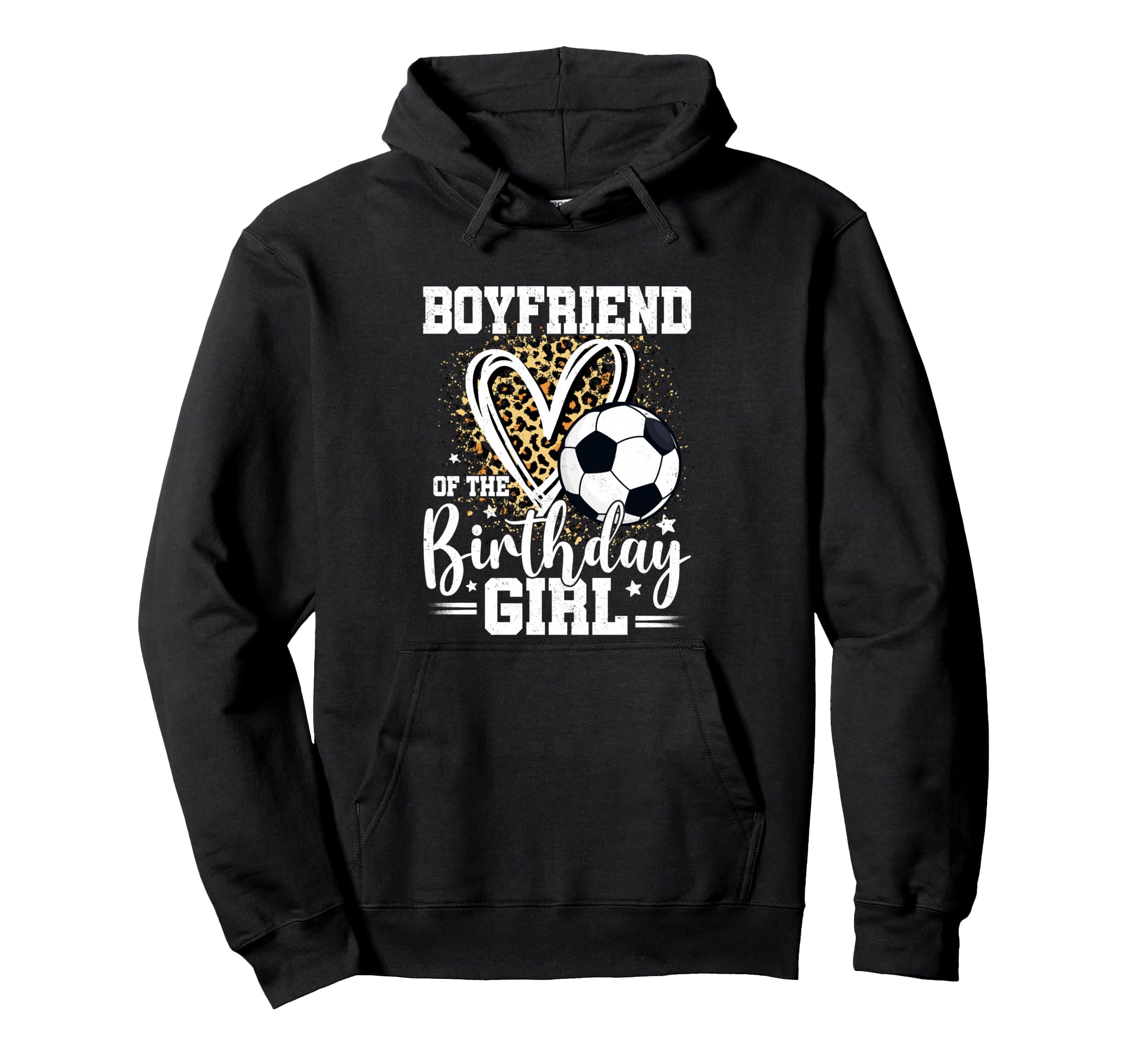 Boyfriend Birthday Soccer Ball Hoodie - Casual Everyday Wear Unisex