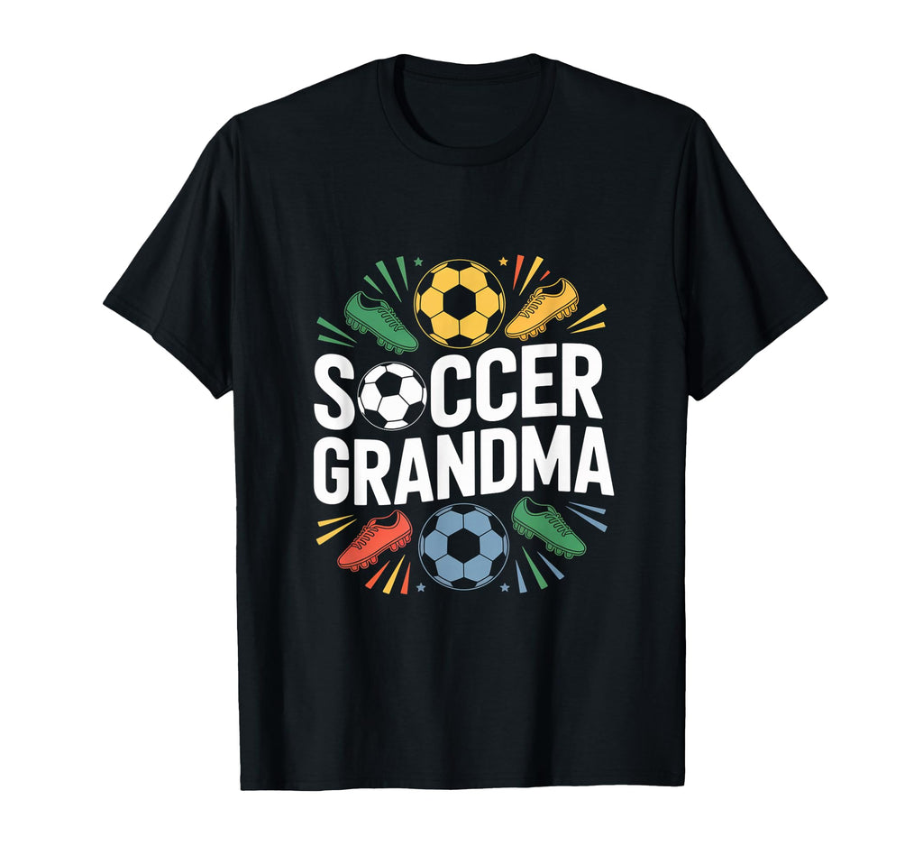 Soccer Grandma Bold Sporty Fun T-Shirt - Minimalist Print Men Women