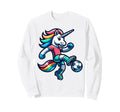 Footballer Unicorn Fans Soccer Team Sweatshirt - Novelty Apparel Unisex