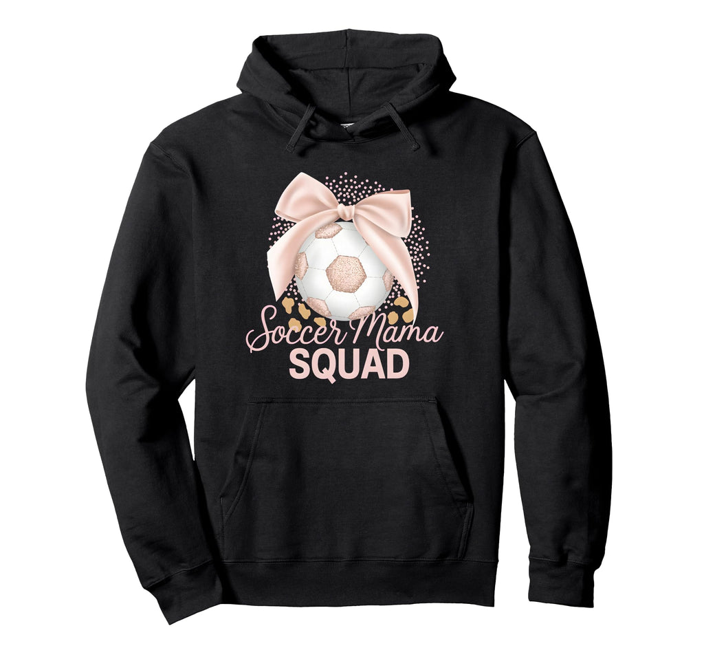 Soccer Mama Squad Coquette Sideline Hoodie - Custom Art Print Men Women