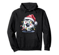Soccer Santa Lights Football Funny Soccer Hoodie - Custom Art Print Unisex