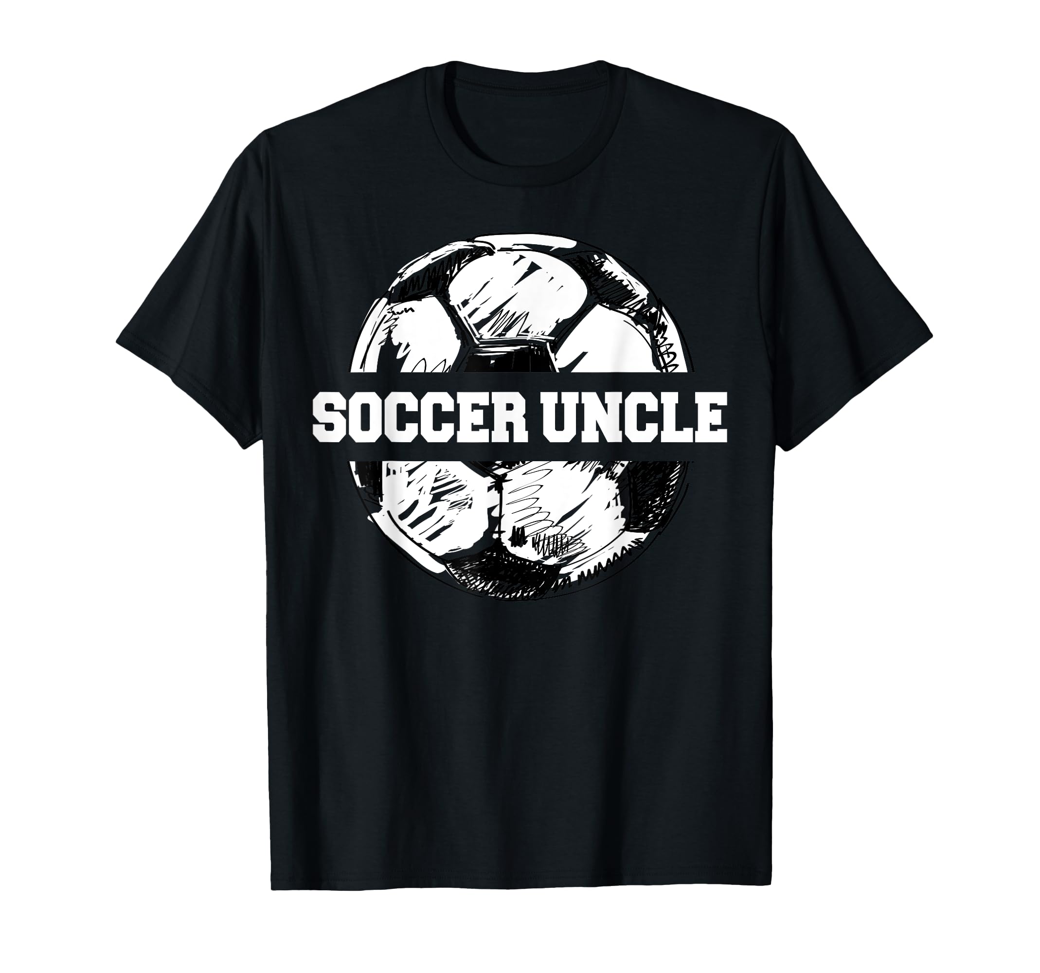 Soccer Uncle Soccer Ball Split Funny T-Shirt - Streetwear Style Unisex