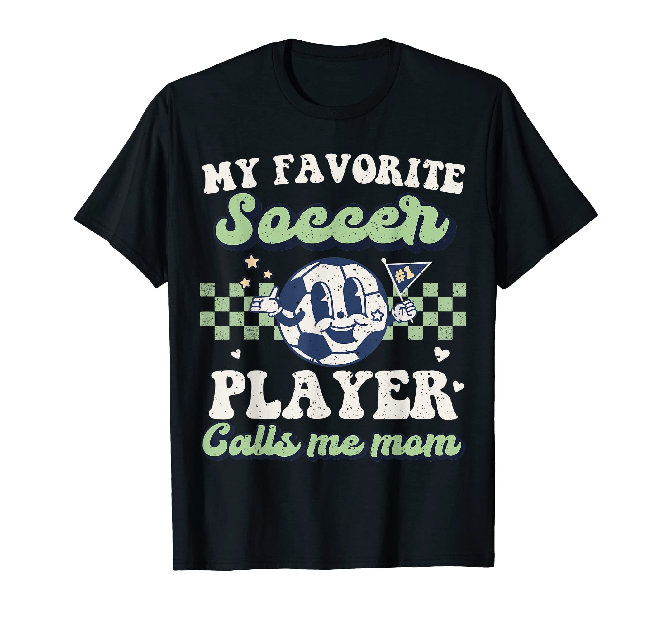 My Favorite Soccer Player Calls Me Mom T-Shirt - Minimalist Print Unisex