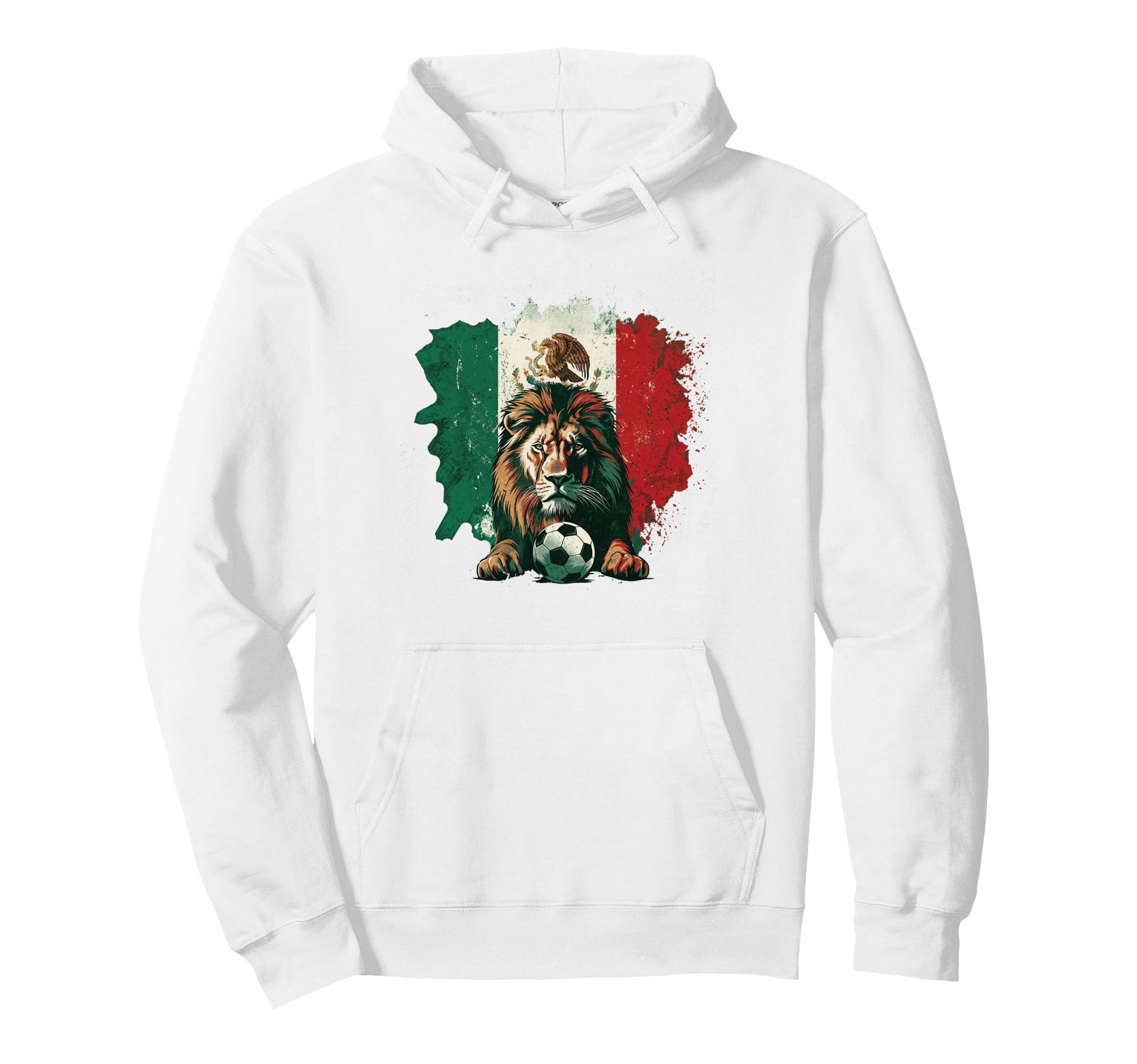 Mexico Flag Mexican Hispanic Pride Hoodie - Graphic Print Unisex