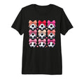Soccer Coquette Bow Soccer Tri Blend T-Shirt - Unique Graphic Men Women